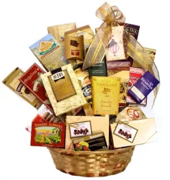 Gourmet Delight Gift Basket