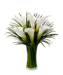 White Calla Lilies Bouquet