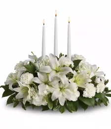Snowy White Centerpiece