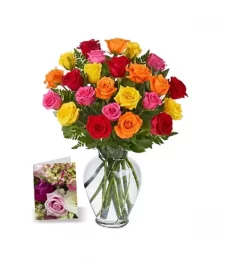 Two Dozen Assorted Roses