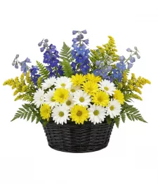Smiling Floral Basket