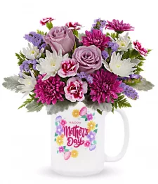 Mothers Day Mug & Flowers by Bloomex Canada