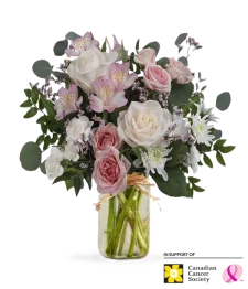 Posh Pink in Mason Jar